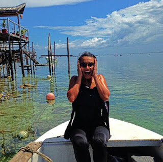 Gambar Nabila HUda Bercuti Di Pulau Mabul Sabah - Cerita 