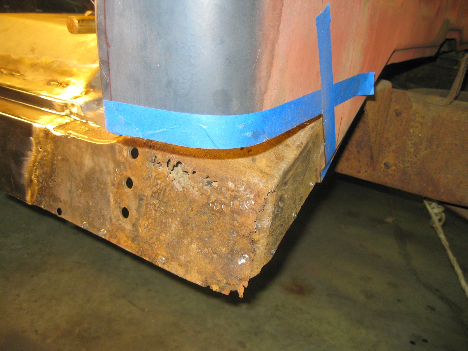 CHEVY C10 Rear Inner Rocker Panel & DS Cab Corner