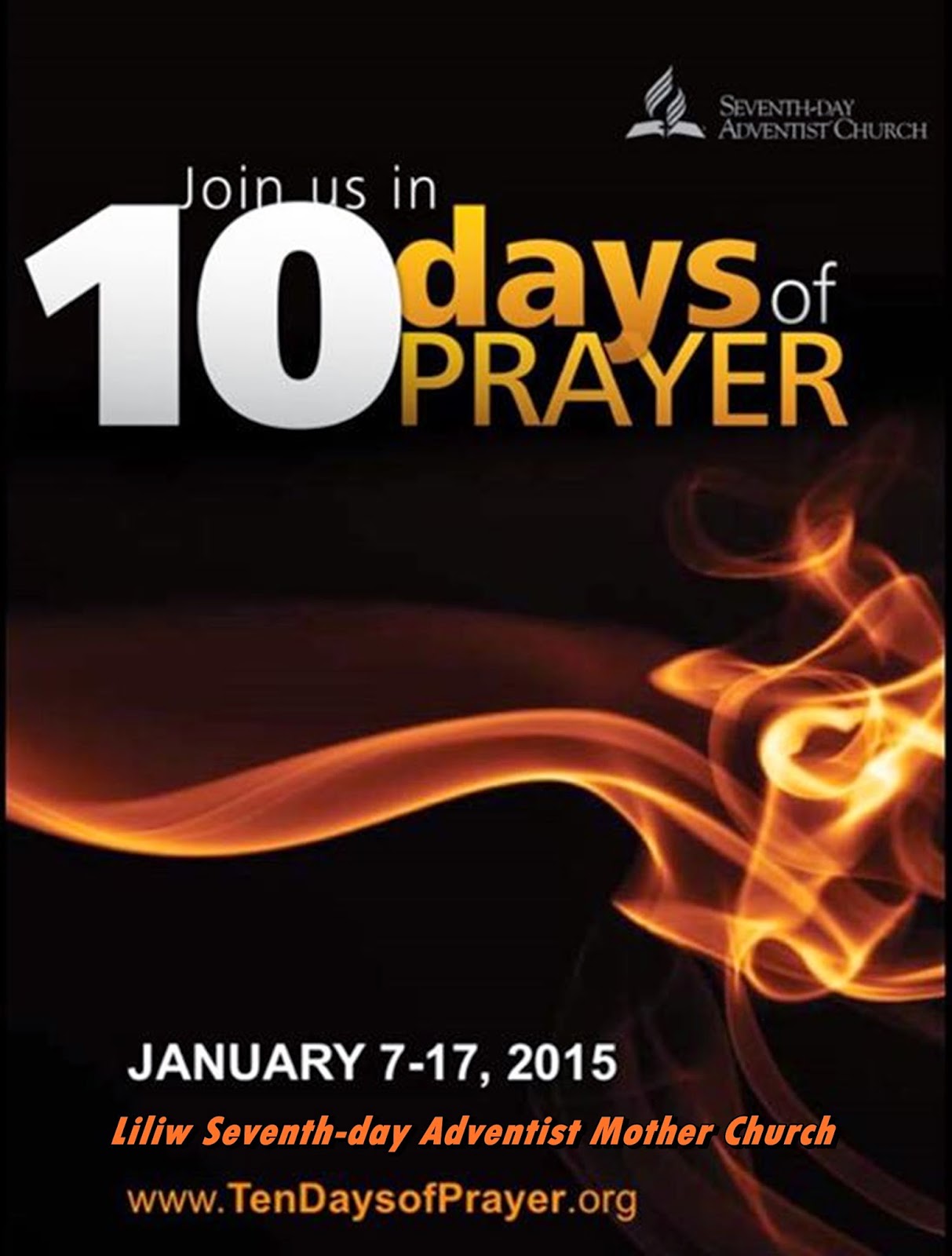 Liliw Seventhday Adventist Mother Church Ten Days of Prayer