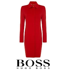 Queen Letizia HUGO BOSS Cegina Mix Coat