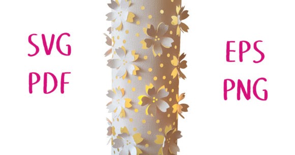 Download Cherry Blossom Lantern 3d Cut File Yellowimages Mockups