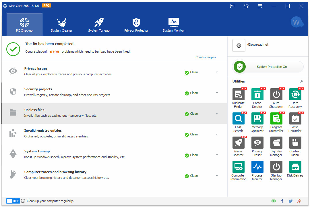 Wise Care 365 Pro v5.2.8.527 Full version