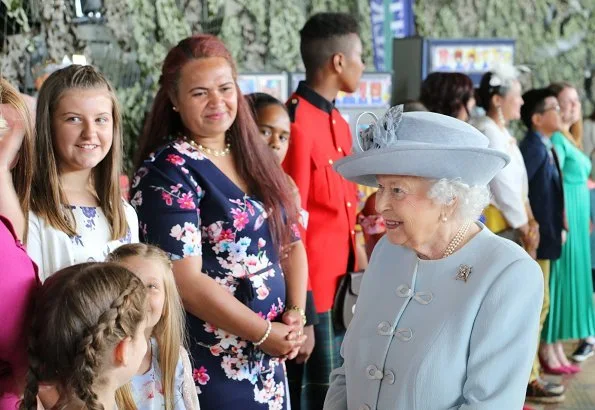 Queen Elizabeth II visited Royal Scots Dragoon Guards. The Queen met with Scots Dragoon Guards soldiers, their families and veterans