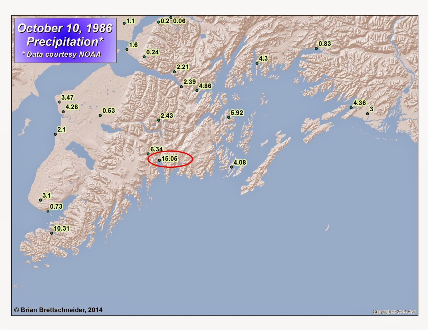 Brian B.'s Climate Blog Alaska Rainfall Record