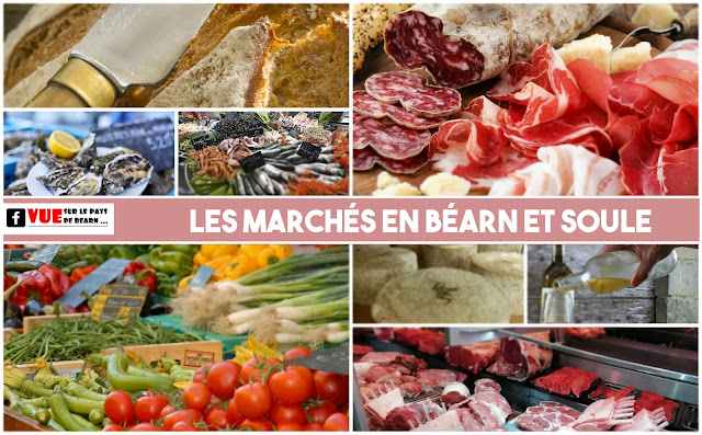 Les marchés en Béarn et Soule