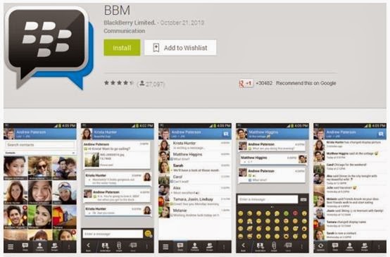 Download BBM for Android Gratis 