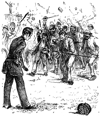 Констебль и толпа "Панч", 1866