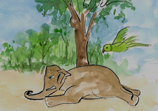 Elephant - Friends, Kids Stories, ఏనుగు - స్నేహితులు, Friendship Kathalu in Telugu 1