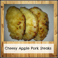 Cheesy Apple Pork Steaks