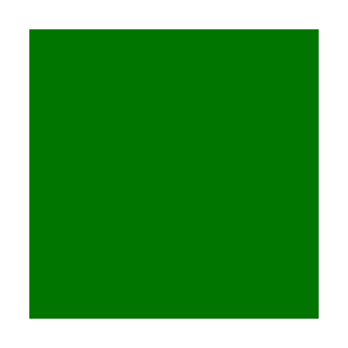 A square drawn in GIMP.