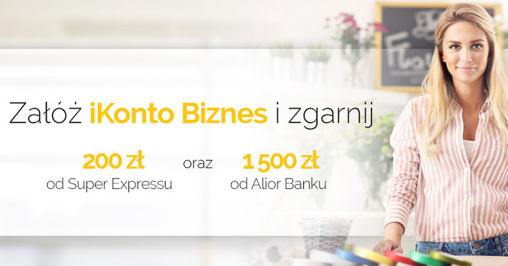 iKonto Biznes - 1700 zł za konto firmowe Alior Bank
