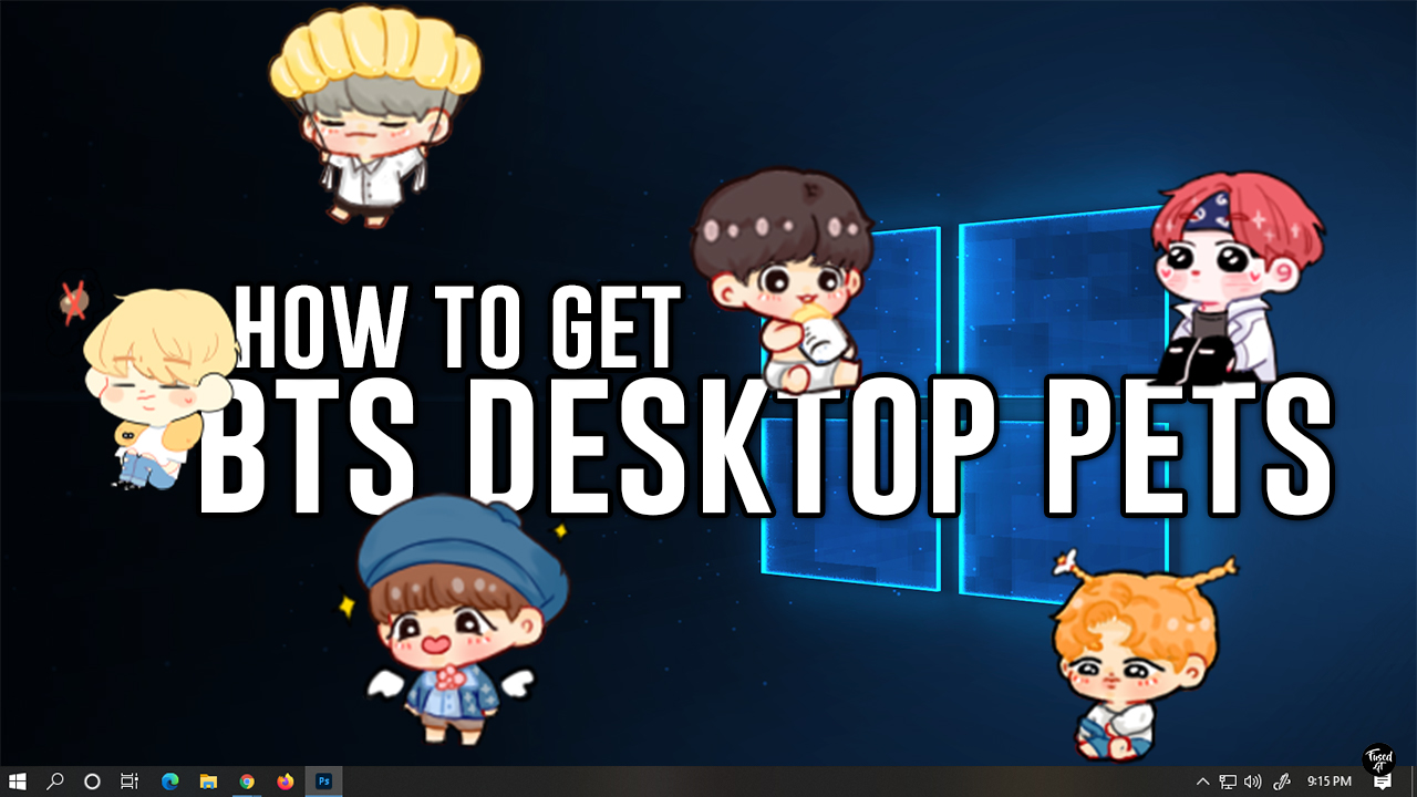 How to Get BTS Desktop Pet BTS Shimeji Desktop Pet