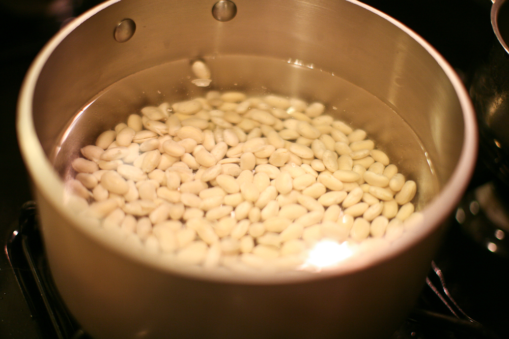 The (Ad Hoc) French Laundry Hearts of Palm with Puree of Marrow Beans