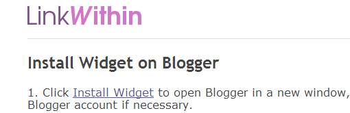 Related Post Widget For Blogspot Blogs