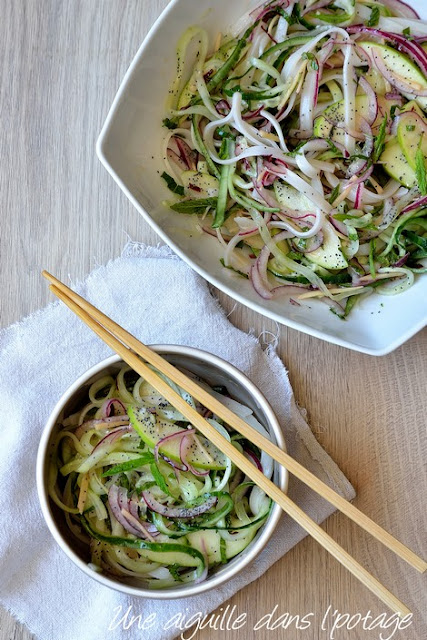 Nouilles de riz froides au concombre et au pavot, d'Ottolenghi