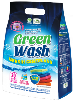 HalalMart HNI Karawang: GREEN WASH, DETERGEN WANGI, HIGH QUALITY, 42rb