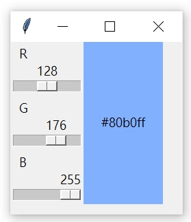 小狐狸事務所: Python 內建 GUI 模組 tkinter 測試 (十二) : Scale 元件