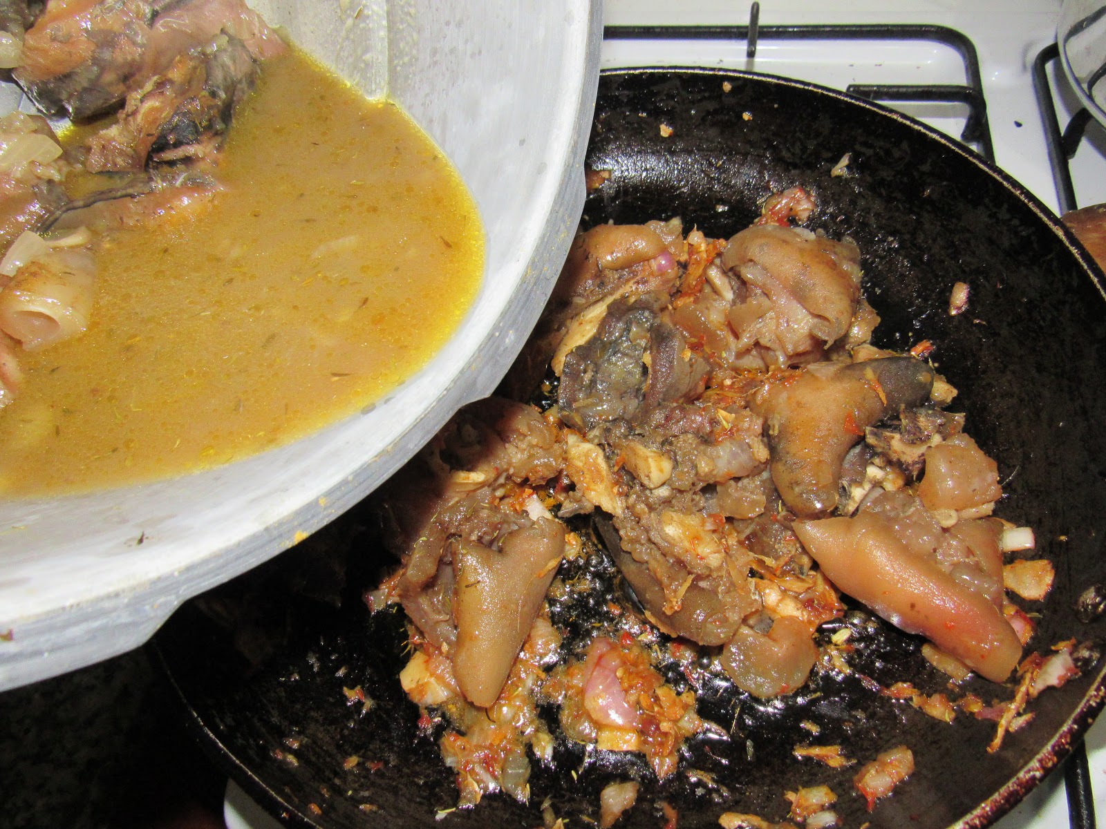 Nigerian Cow Leg Pepper Soup