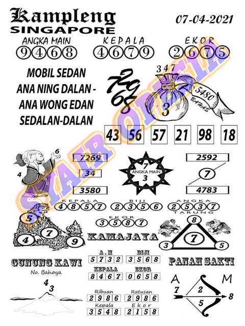 Syair Sgp Hari Ini Rabu 7 April 2021 Opesia Official Syair Sgp Hari Ini Rabu 7 April 2021 Opesia Official