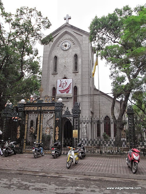 A influência católica permeia toda a Hanói