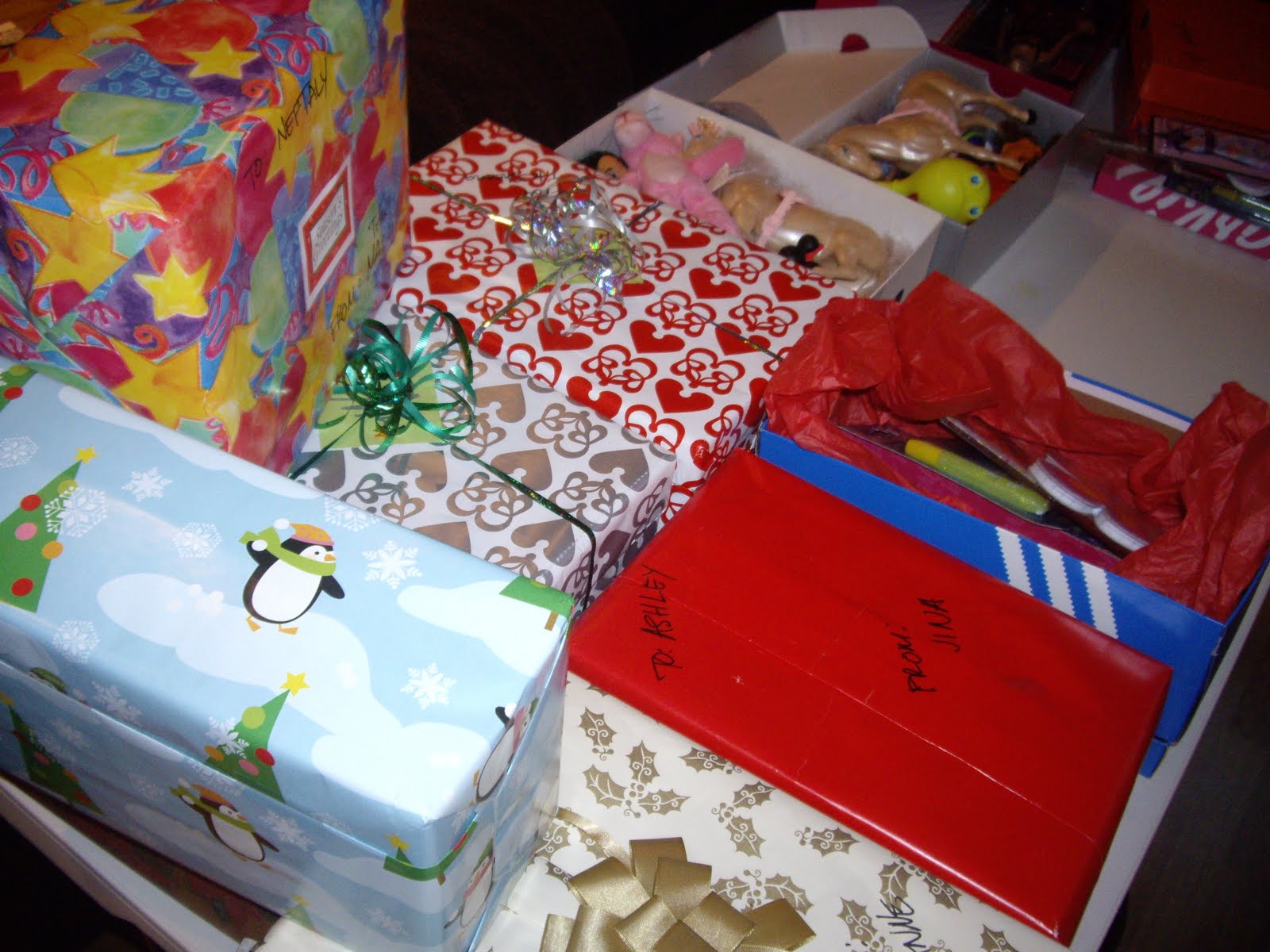 F.L.A.G A shoe box for Christmas