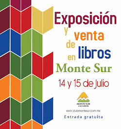 Exposición y venta de libros en Monte Sur