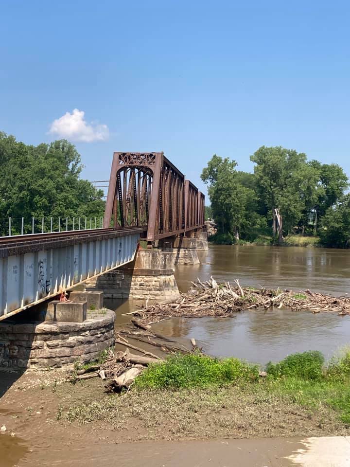 Industrial History CSX/B&O Bridge over Wabash River in Vincennes, IN