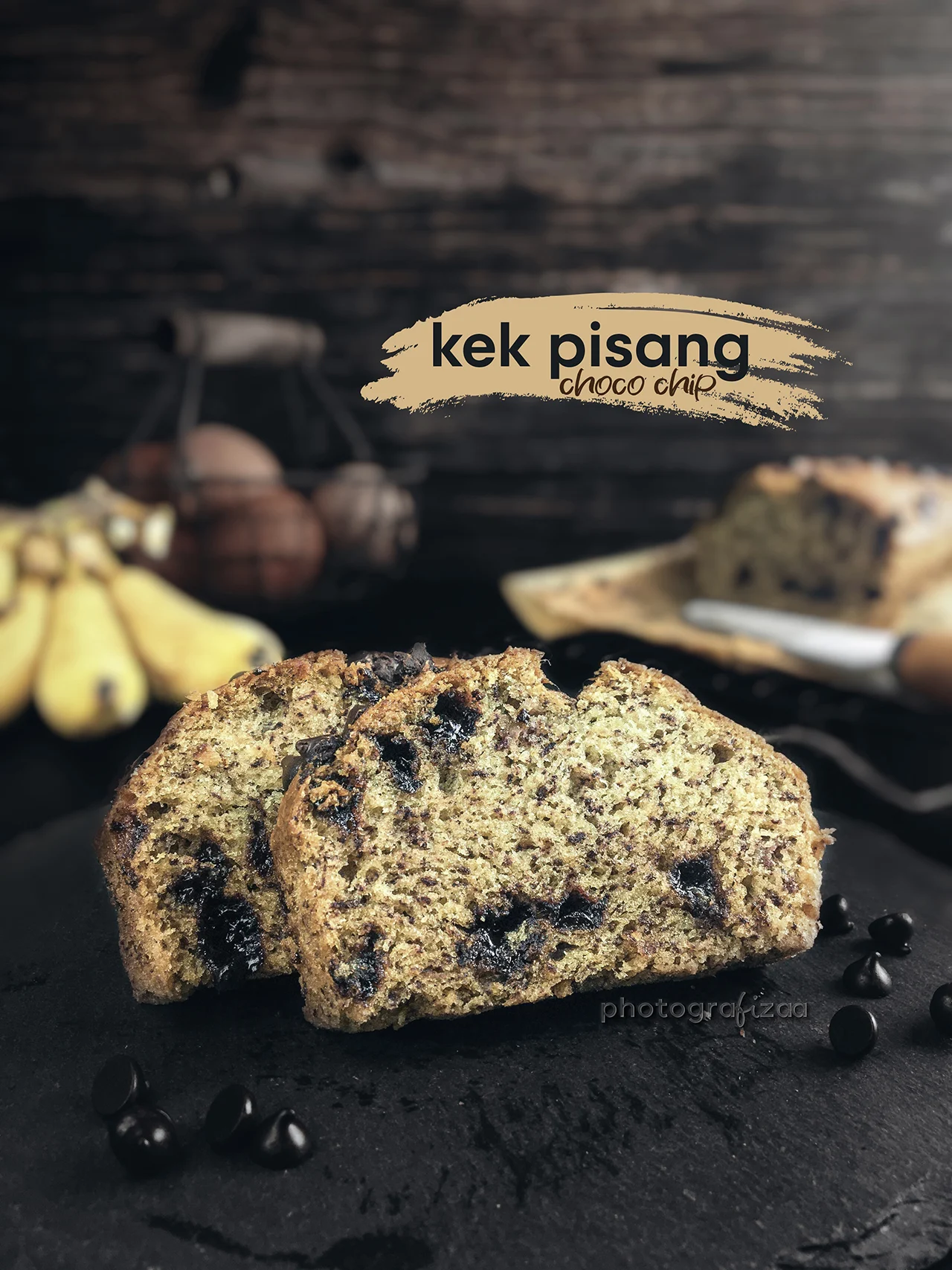 Kek Pisang Choco Chip