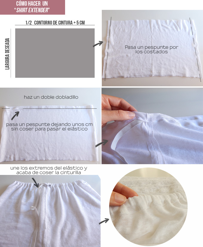 diy-añadido-encaje-alargar-camisetas