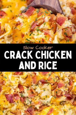 Slow Cooker Crack Chicken and Rice