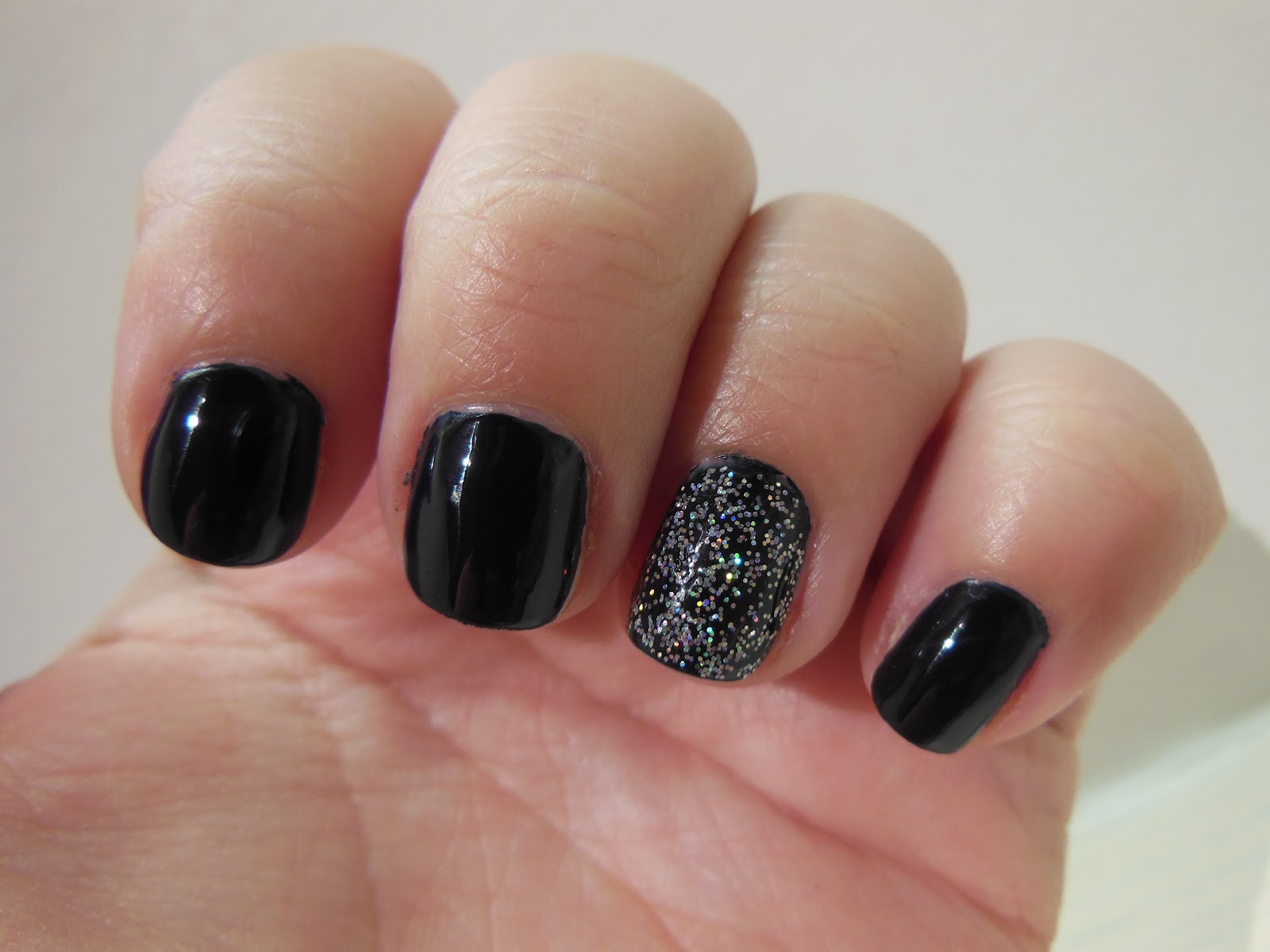 3. Glittery Panic at the Disco nails - wide 7