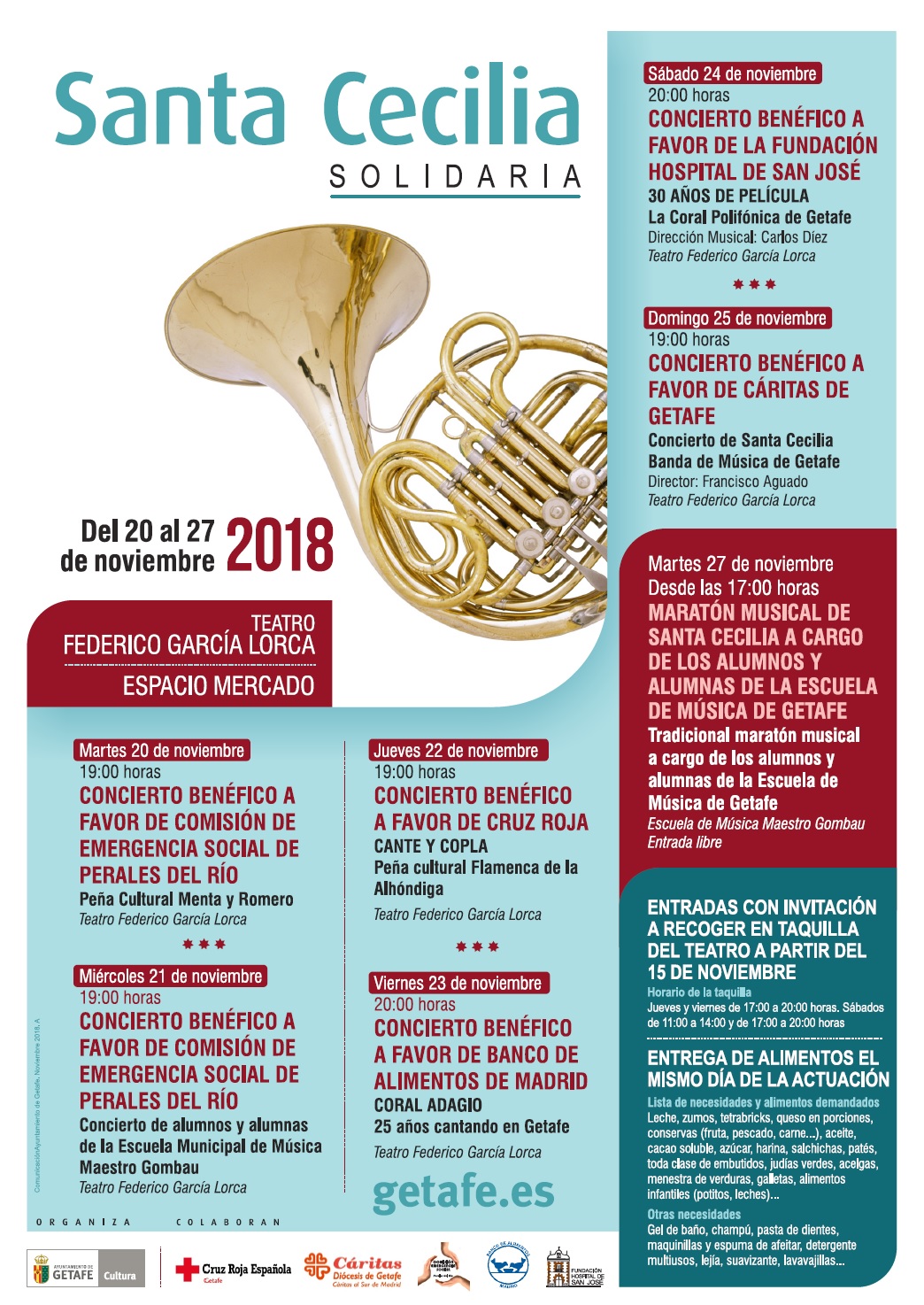 Getafe Informaciones: Comienza en Getafe el programa de Santa Cecilia
