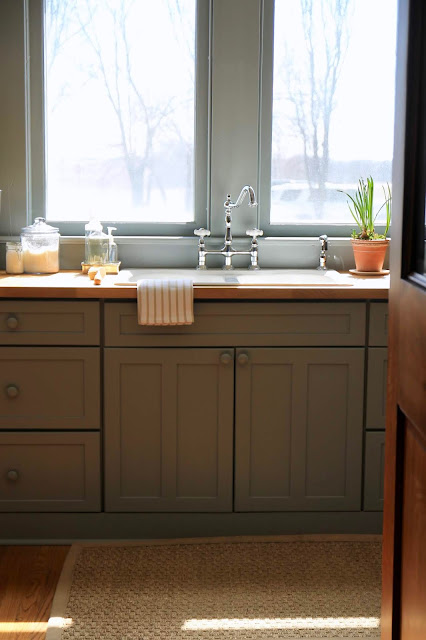 The School House Blue Kitchen