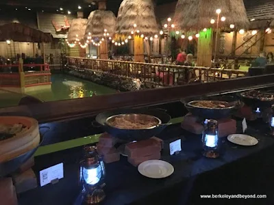 indoor lagoon at The Tonga Room Restaurant & Hurricane Bar in San Francisco, California