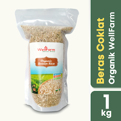 jual beras coklat organik palu