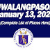 Class suspensions, Monday, January 13, 2020