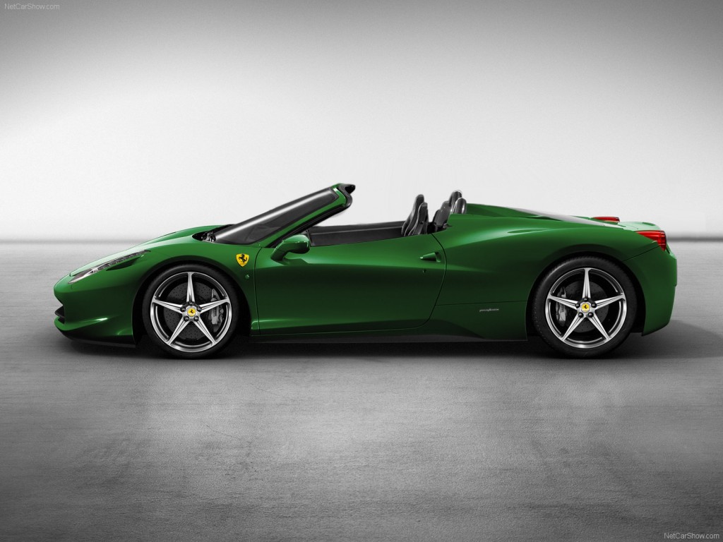 Феррари 458 салатовая