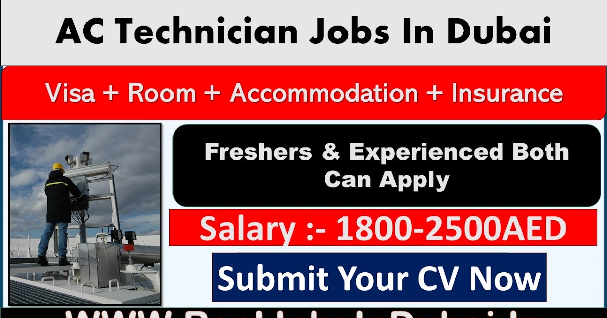 AC Technicians Jobs In Dubai UAE