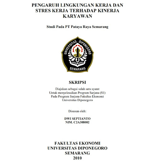 Contoh Cover Proposal Skripsi, Cover Proposal Skripsi