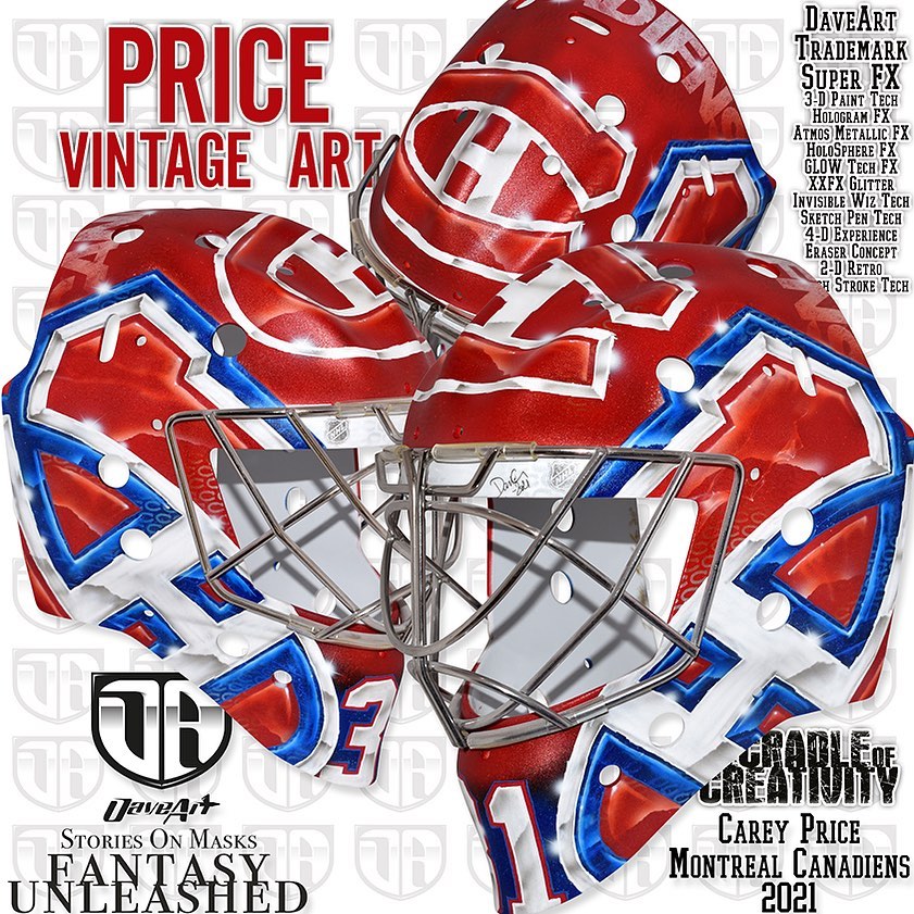 I Love Goalies!: Carey Price 2020-21 Mask