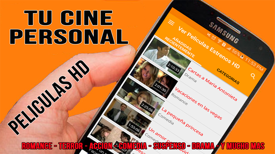 La Mejor App para ver Películas Todos los Géneros en Android Gratis