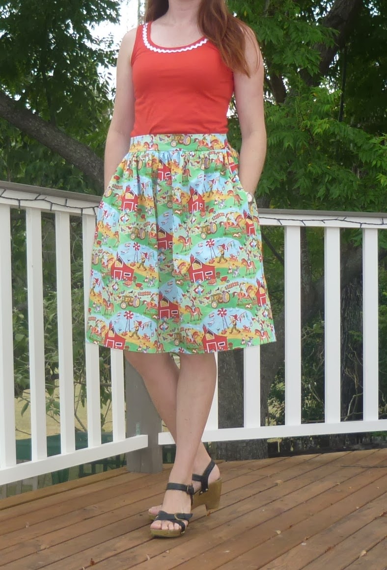 Sewelle: Retro Farm skirt combo