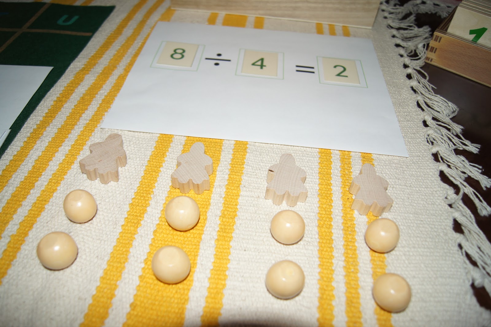 Golden Beads Division Introduction, Montessori Math At Home "Making