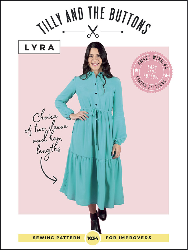 Lyra dress - UK 6-34 sewing pattern by Tilly and the Buttons