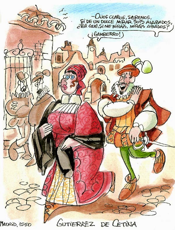 El profesor Bigotini GUTIERRE DE CETINA. OJOS CLAROS, SERENOS