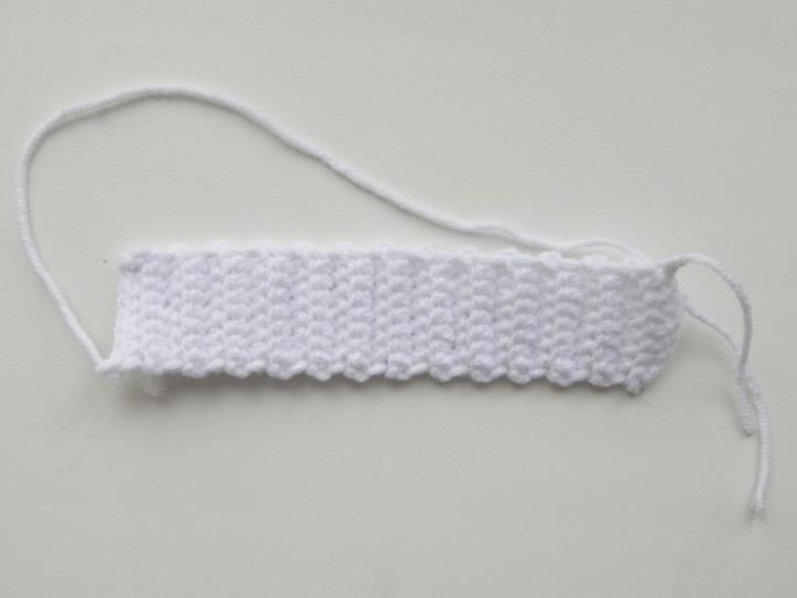 Вязаная резинка крючком