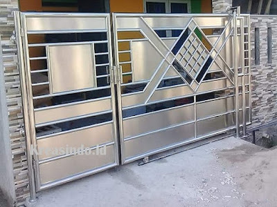 15 Model Pintu Pagar Stainless Steel Minimalis Terbaru Dan Terlengkap