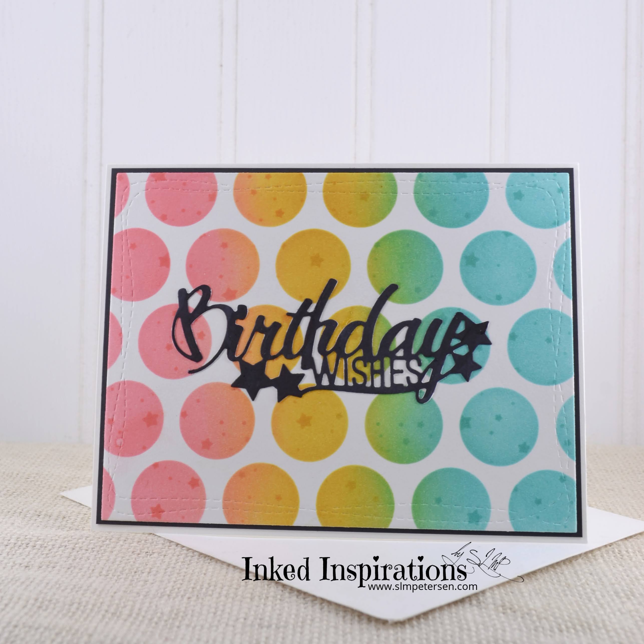 Inked Inspirations by SLMP Double Stencil Ink Blending
