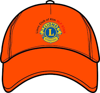 Cap Print and Making for Lions Club of Nepal.