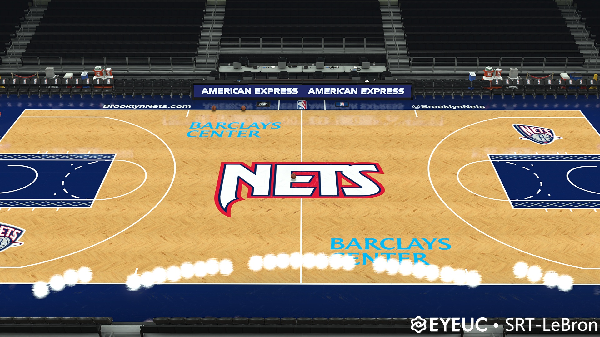 NBA 2K22 2021-2022 Brooklyn Nets City Edition Court Update by SRT